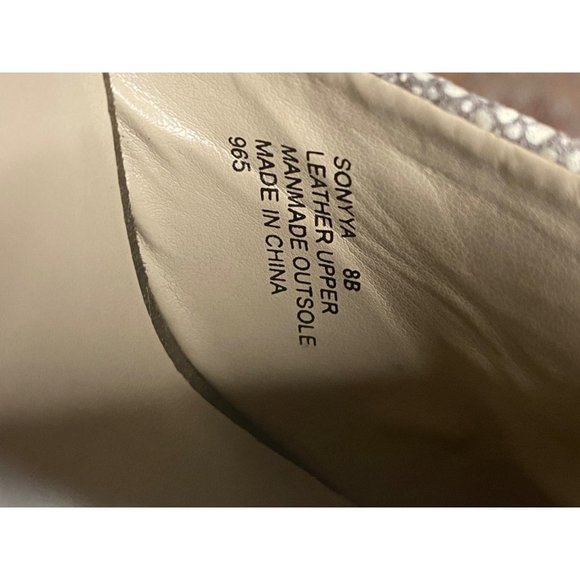 Steven by Steve Madden heels. Siege color leather on top, suede heel‎ Sz 8 - Picture 9 of 11